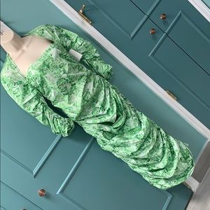 LAST CHANCE TDY! NWT RUNAWAY GANNI COTTON POPDRESS